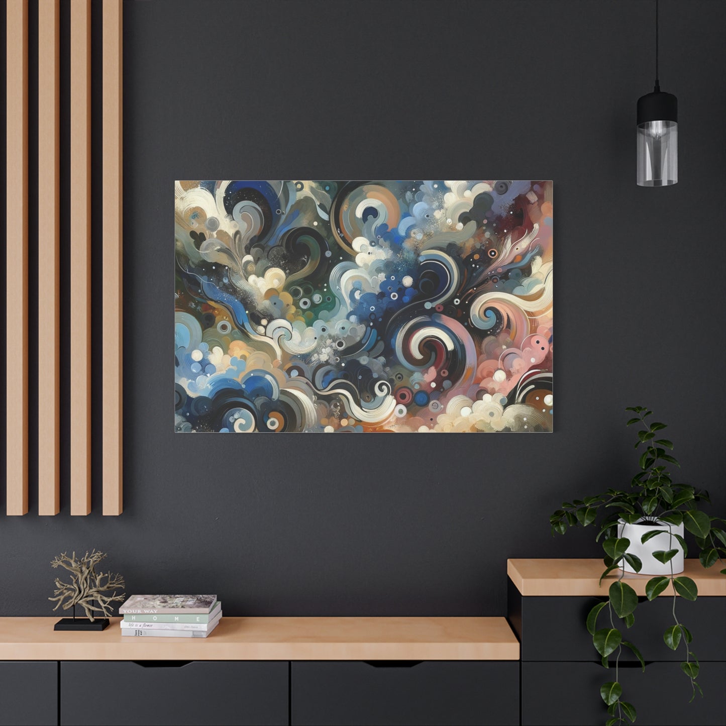 Abstract Swirls - Matte Canvas, Stretched, 1.25"