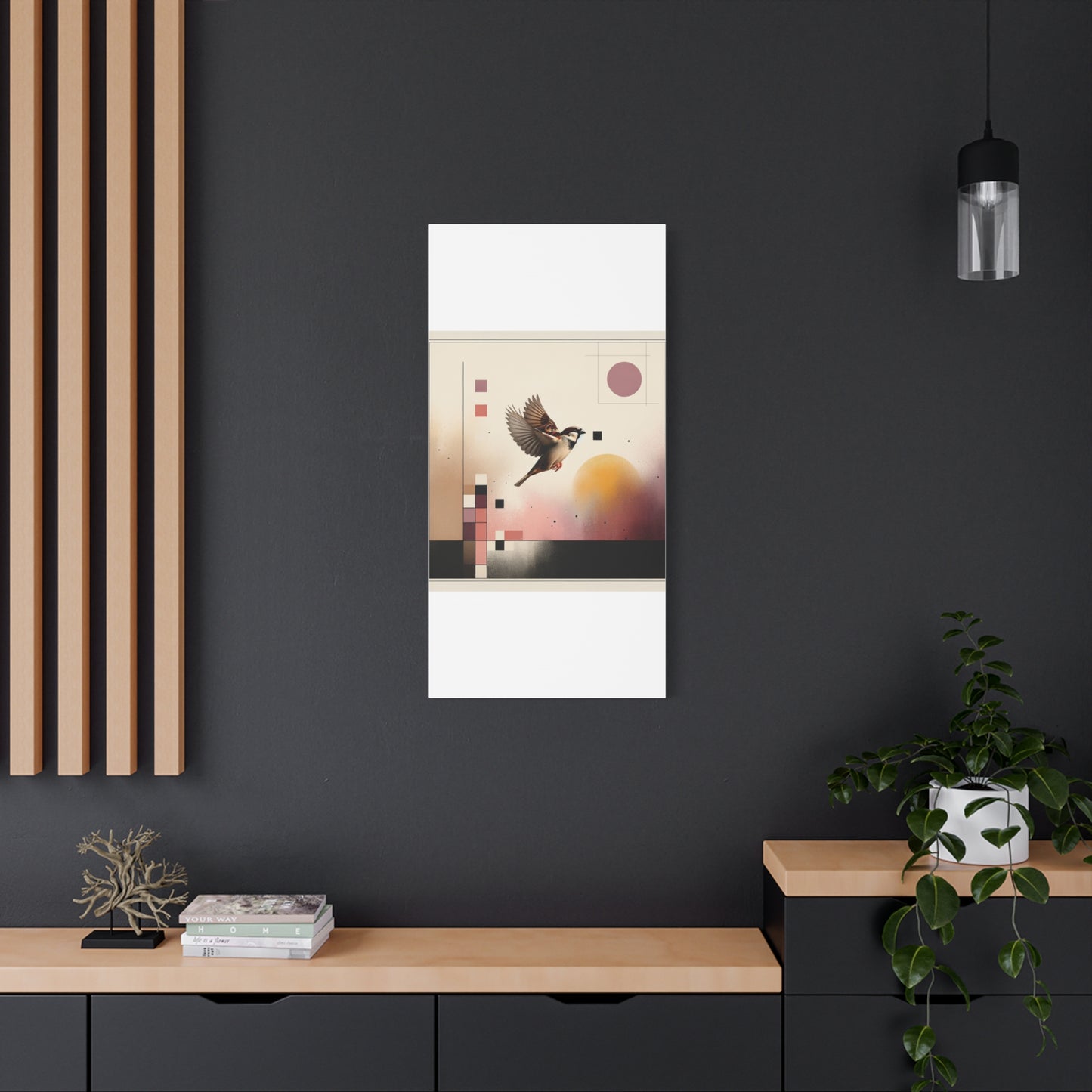 Sparrow Flight - Matte Canvas, Stretched, 1.25"