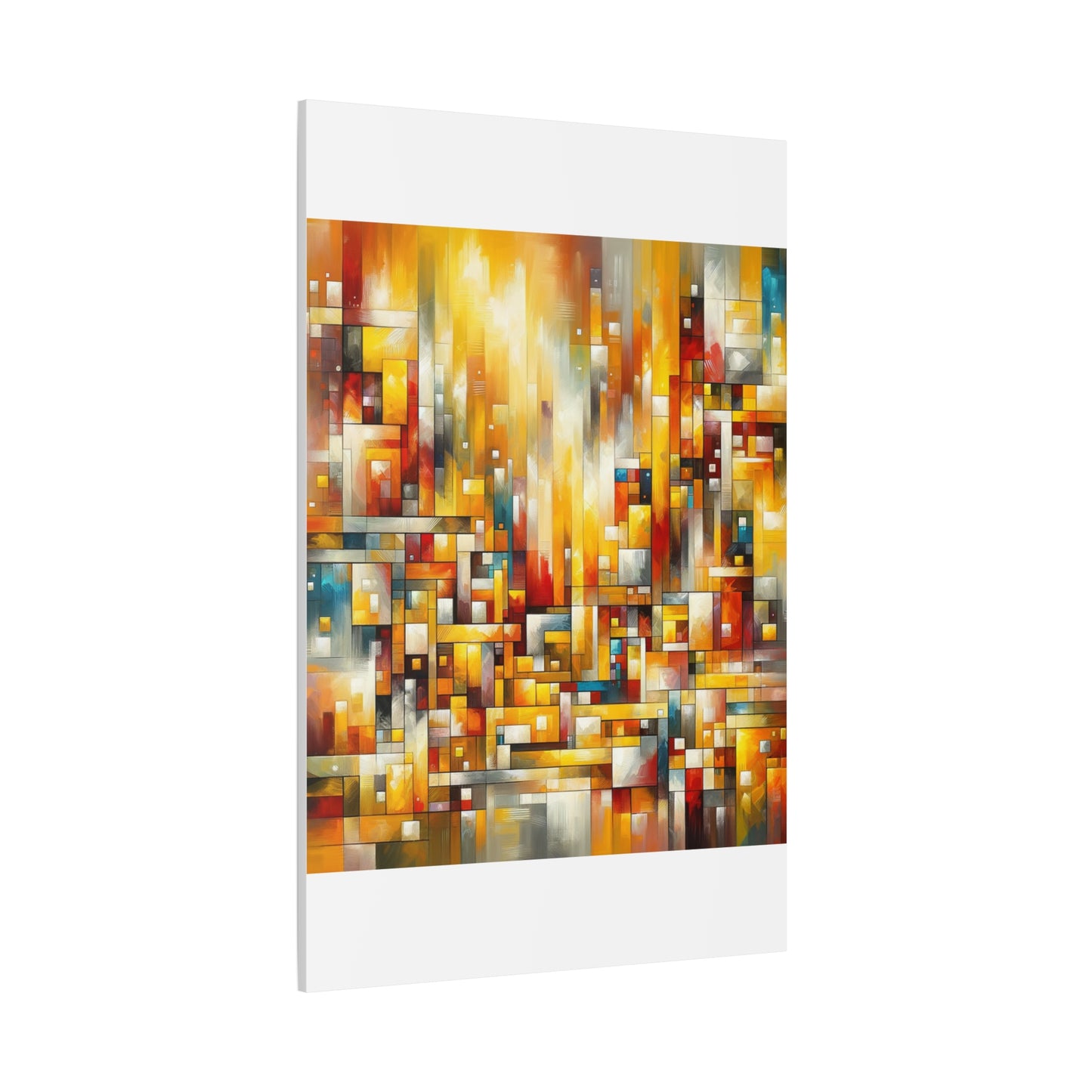 Abstract Geometric Burst - Matte Canvas, Stretched, 1.25"