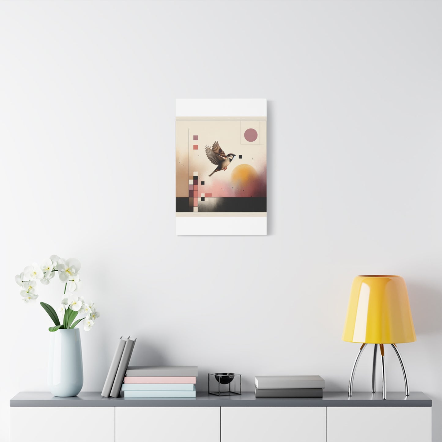 Sparrow Flight - Matte Canvas, Stretched, 1.25"