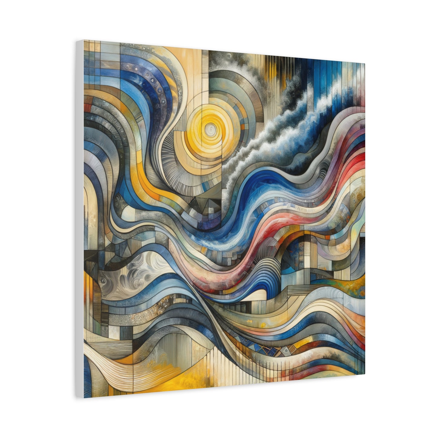 Abstract Waves - Matte Canvas, Stretched, 1.25"