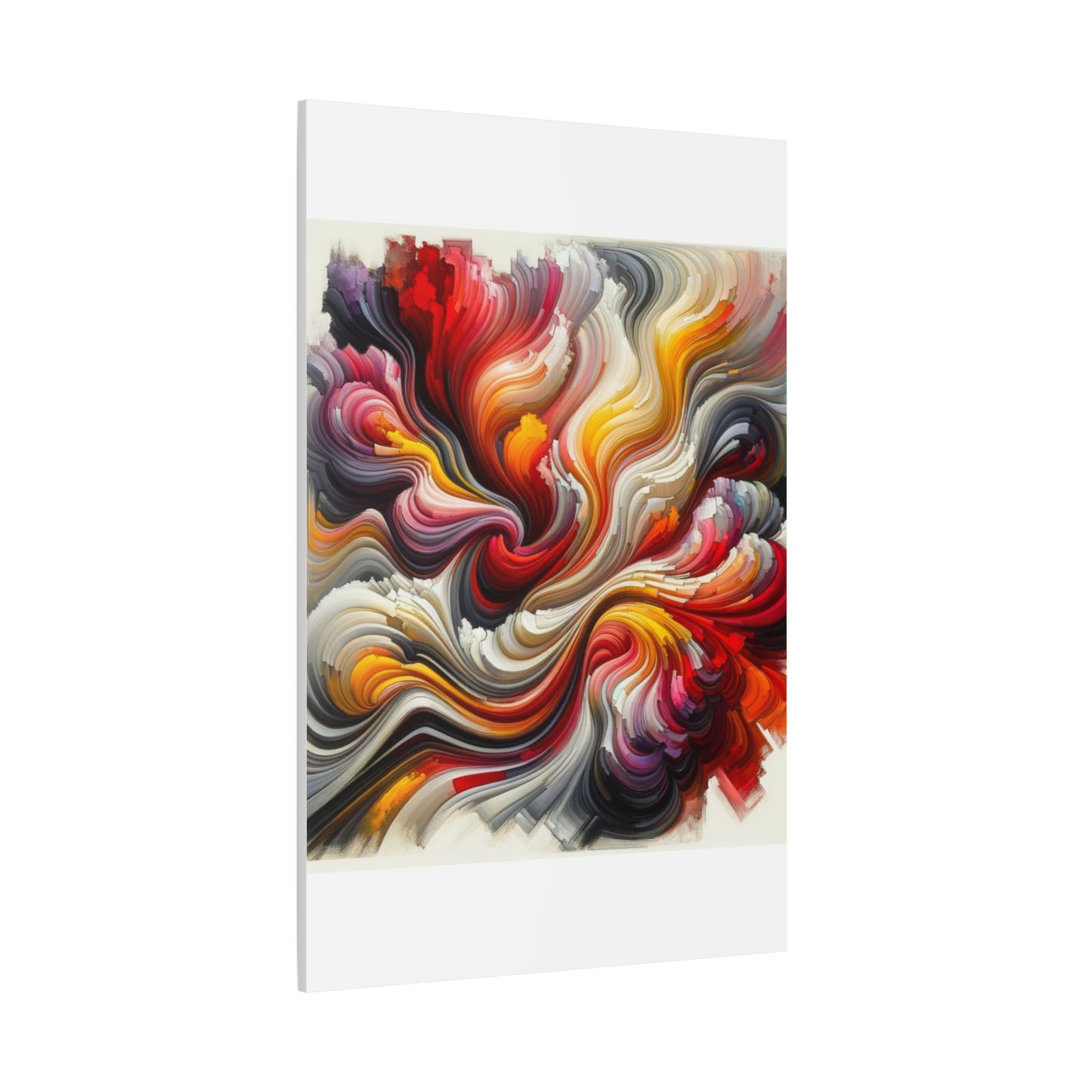 Vibrant Abstract Swirls - Matte Canvas, Stretched, 1.25"