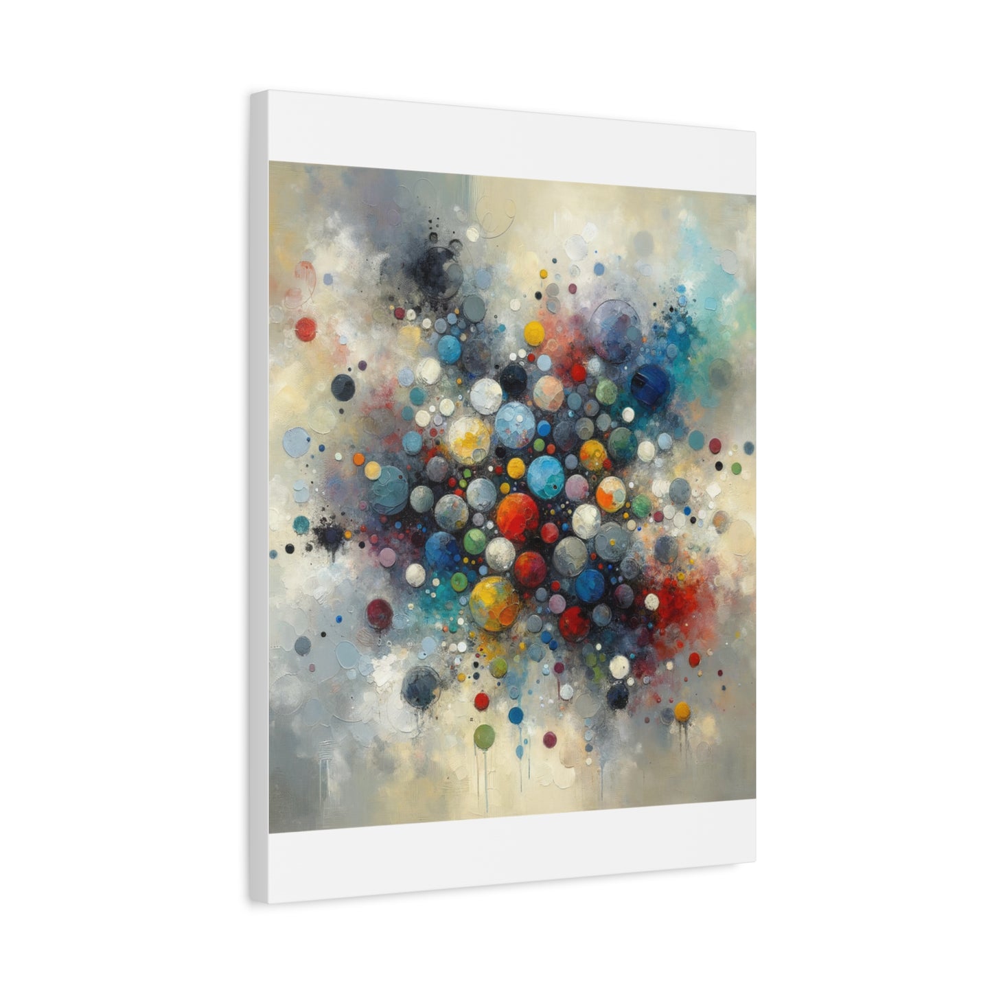 Vibrant Abstract Circles - Matte Canvas, Stretched, 1.25"