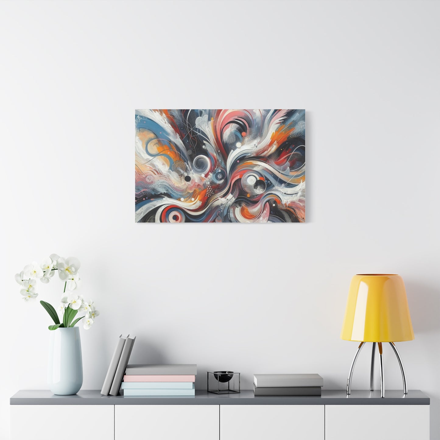 Abstract Swirl Matte Canvas, Stretched, 1.25"