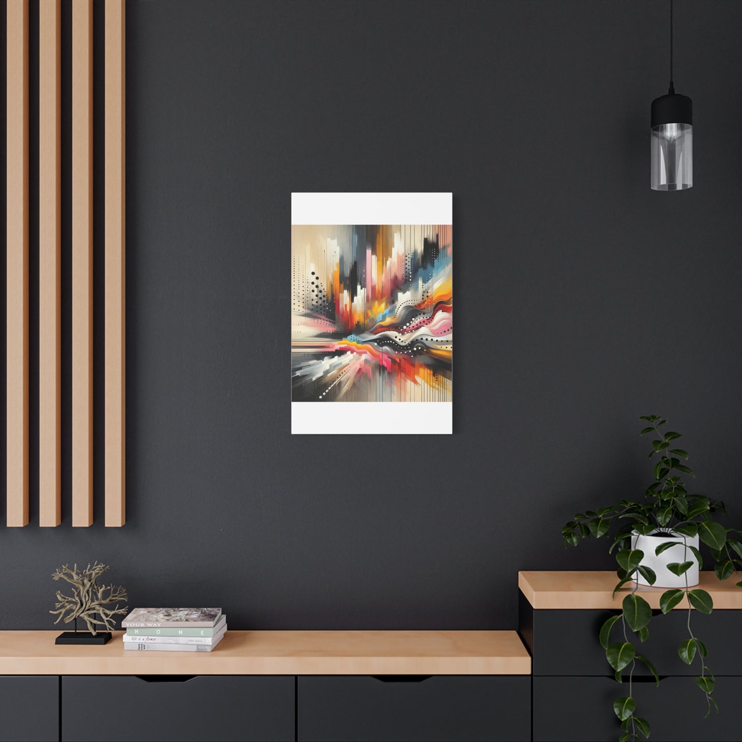 Abstract Color Symphony - Matte Canvas, Stretched, 1.25"