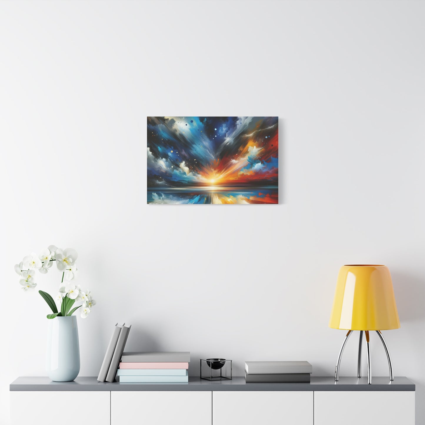 Vibrant Cosmic Sunrise - Matte Canvas, Stretched, 1.25"