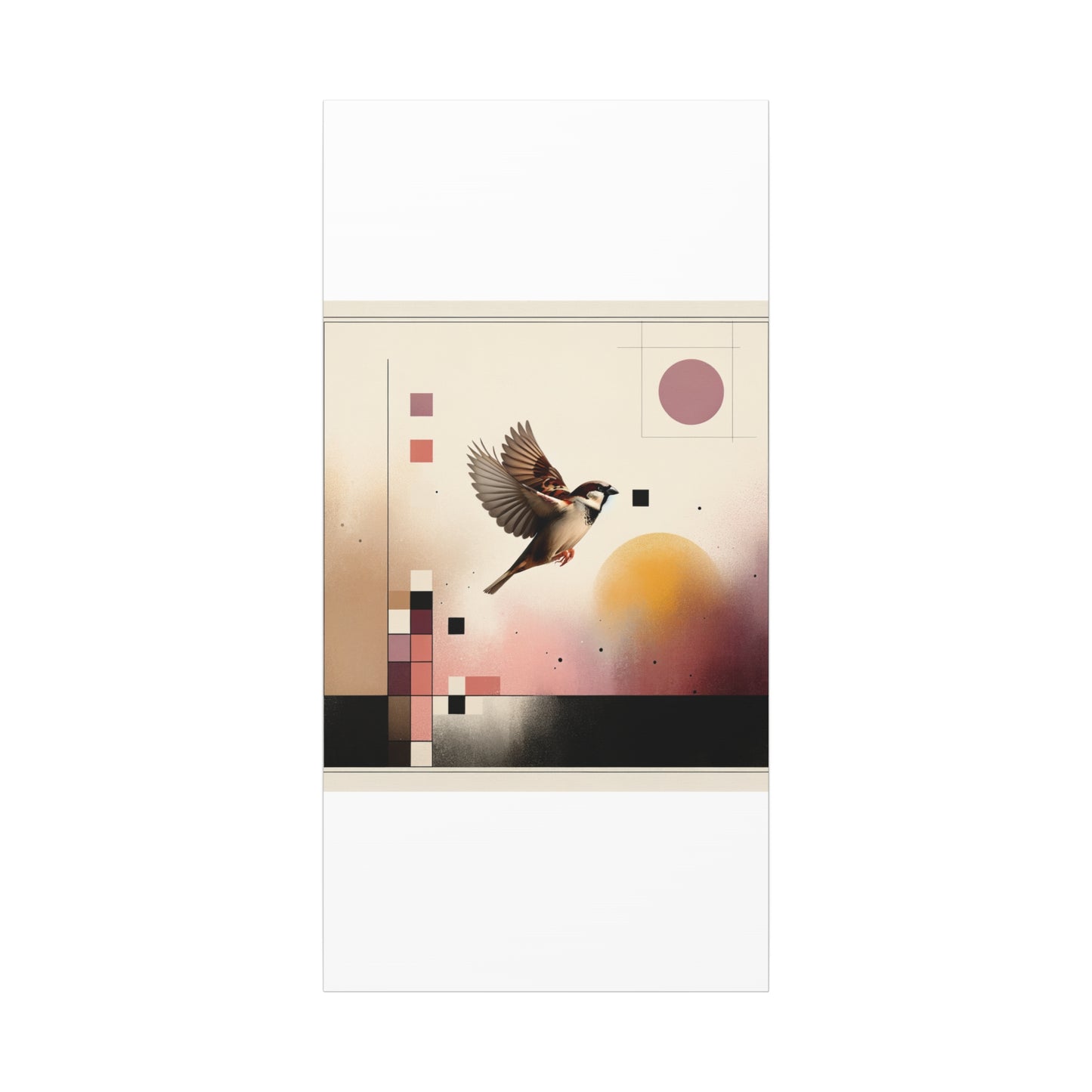 Sparrow Flight - Matte Canvas, Stretched, 1.25"