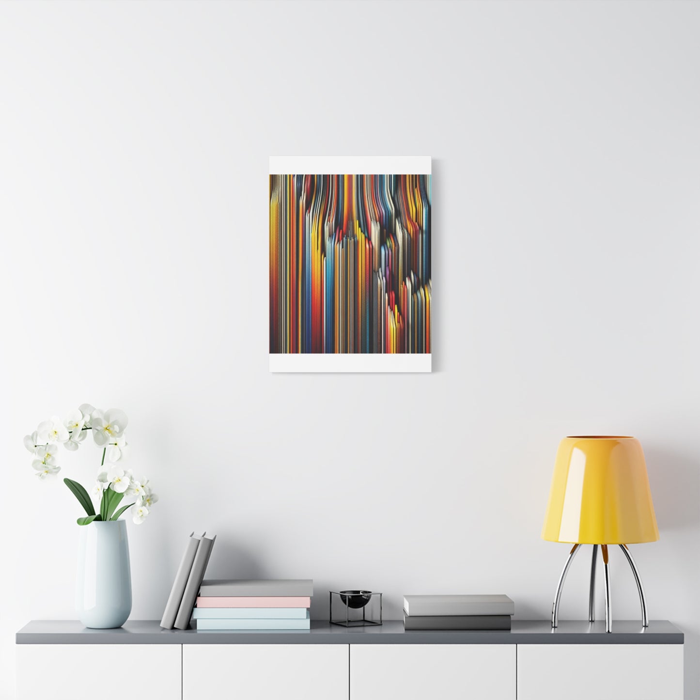 Vibrant Abstract Lines - Matte Canvas, Stretched, 1.25"