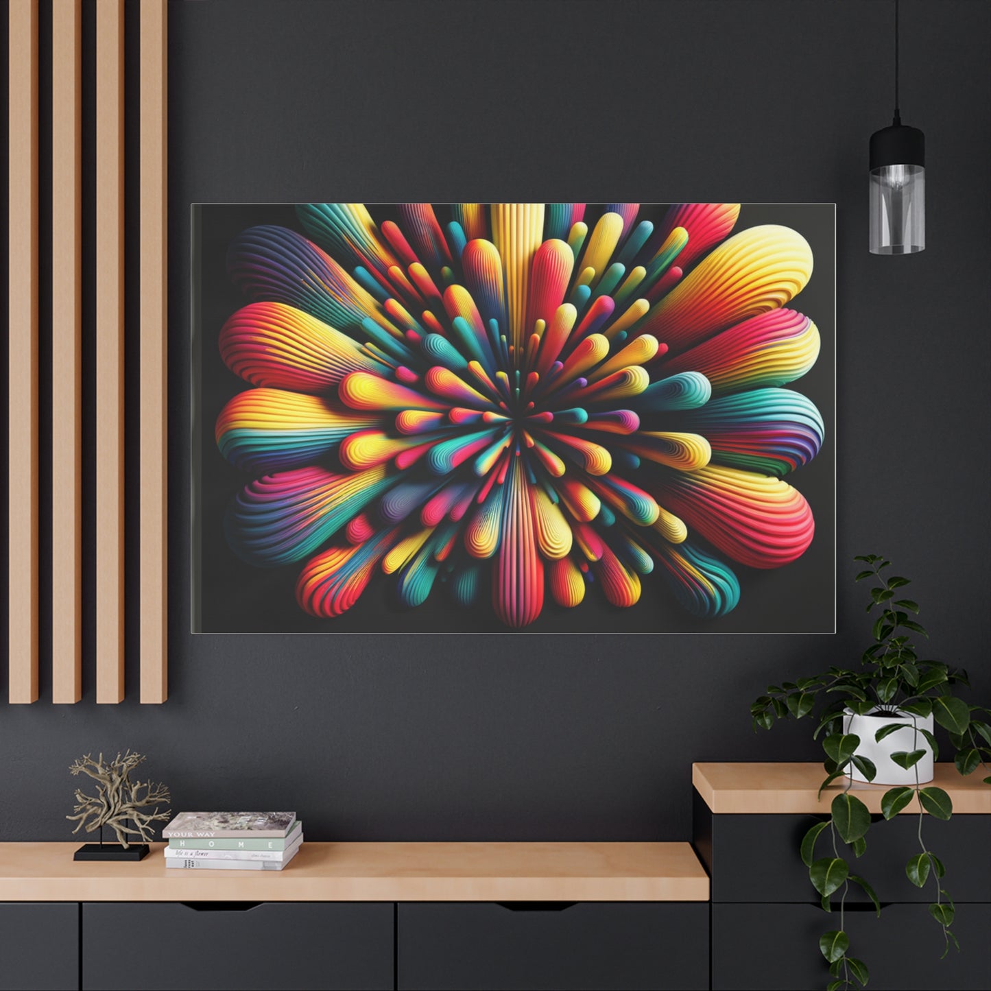 Vibrant Bloom - Matte Canvas, Stretched, 1.25"