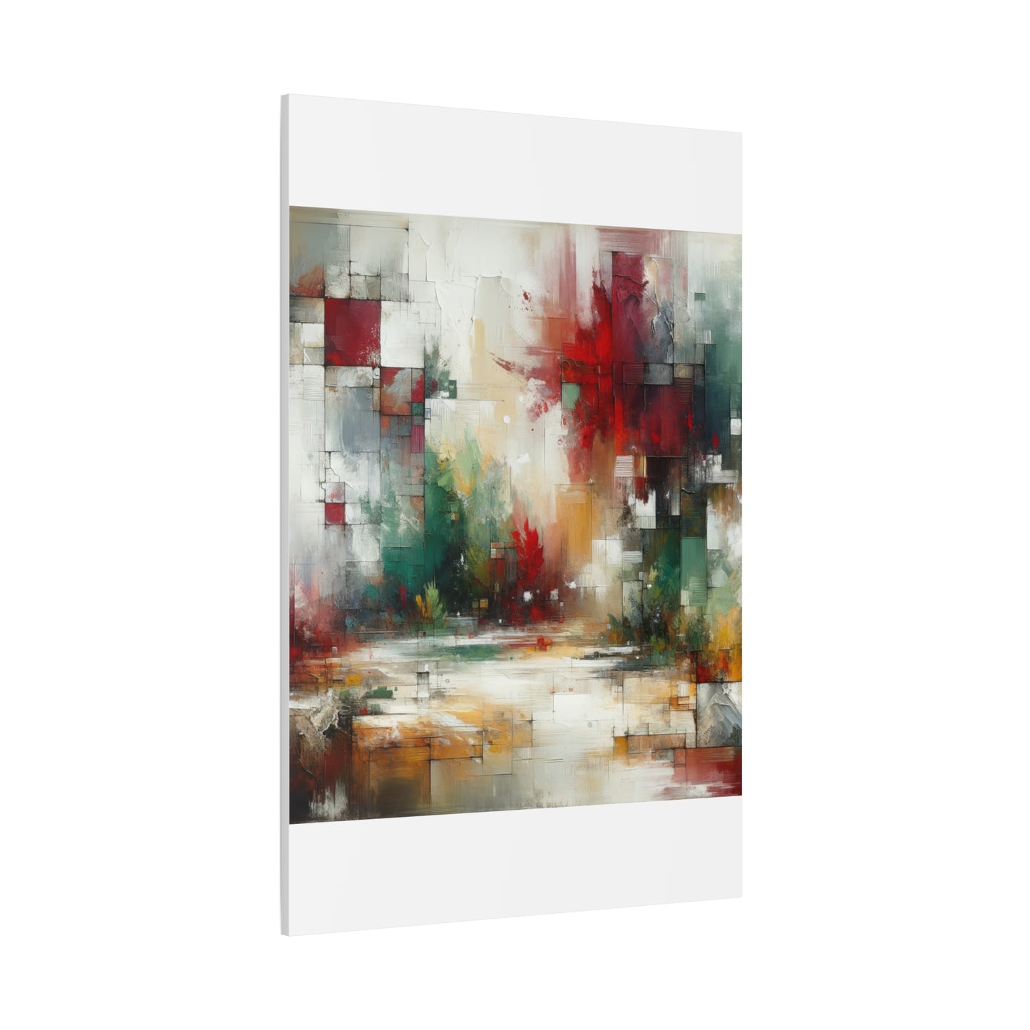 Abstract Geometric Landscape - Matte Canvas, Stretched, 1.25"