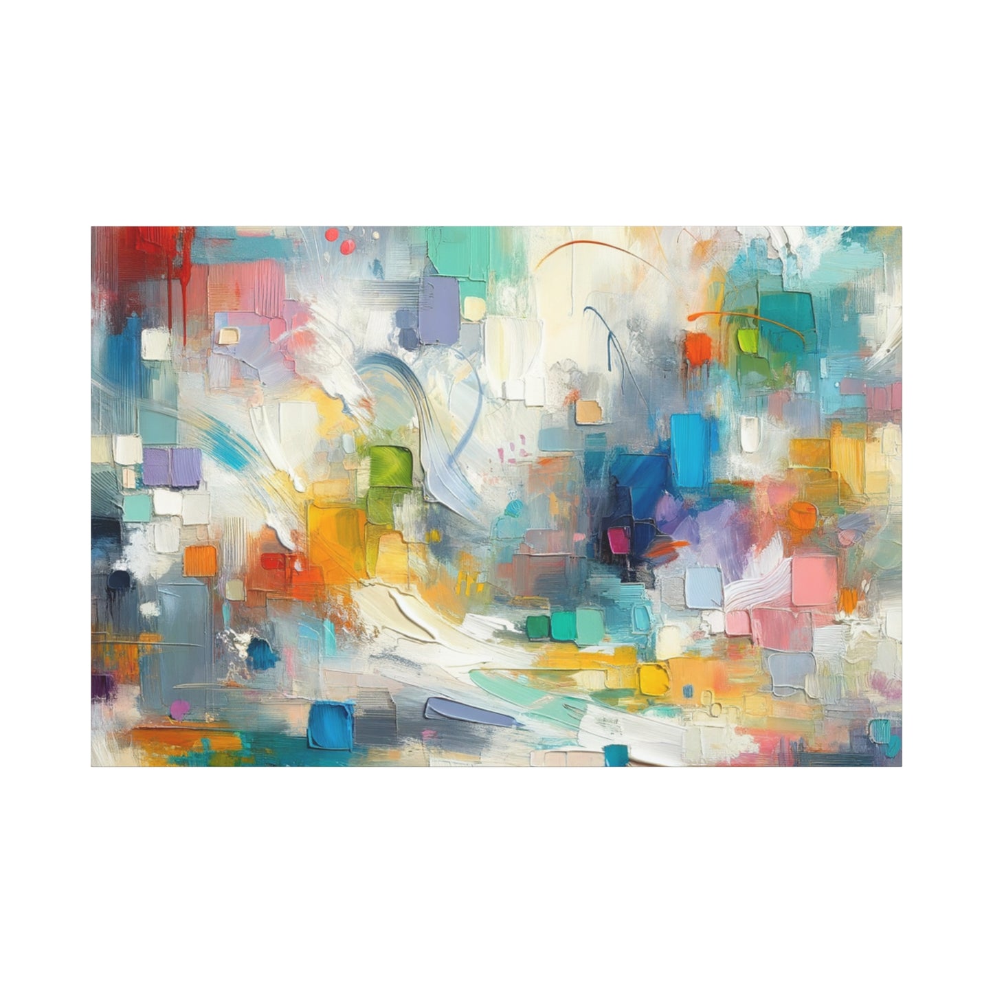 Abstract Color Burst - Matte Canvas, Stretched, 1.25"