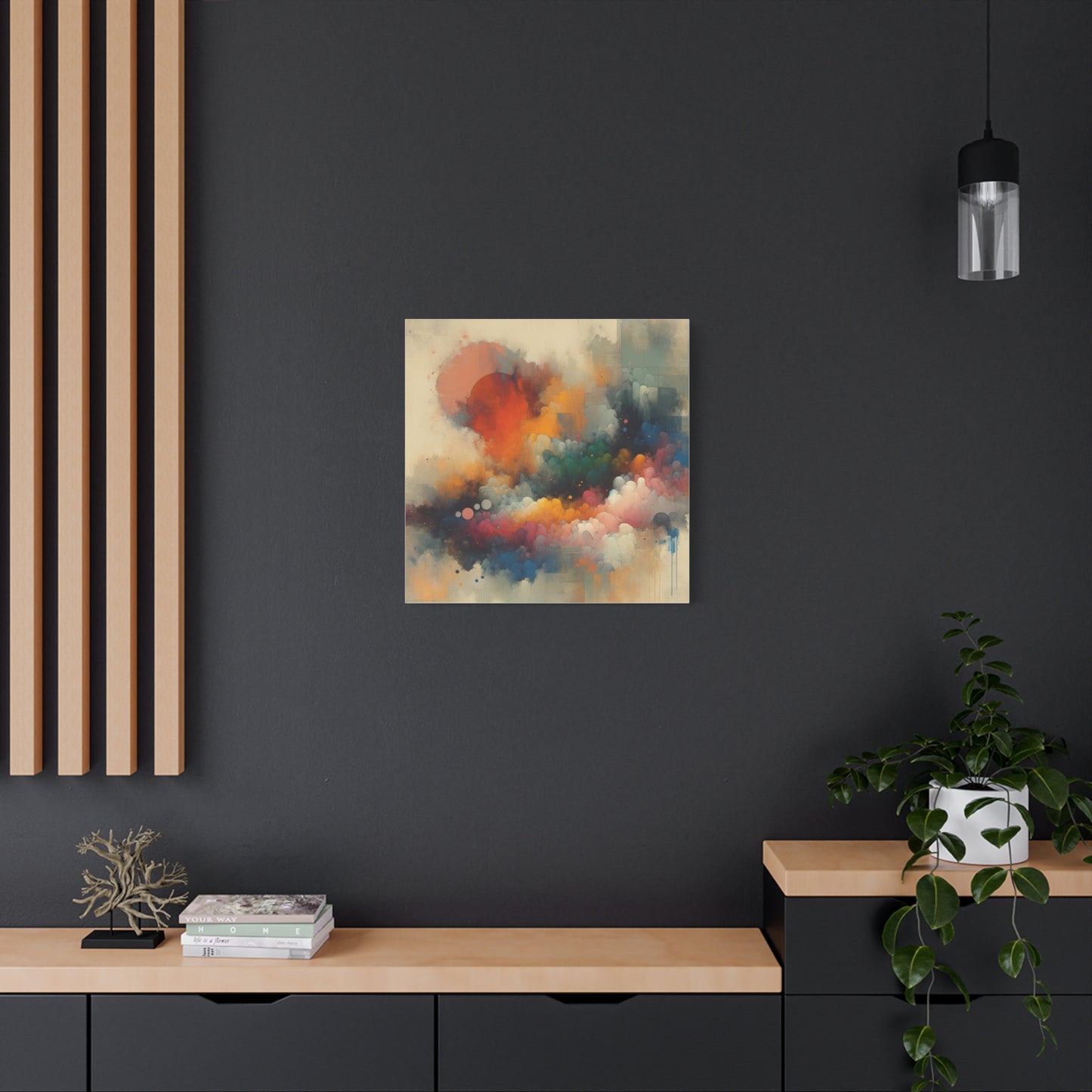 Colorful Abstract Clouds - Matte Canvas, Stretched, 1.25"