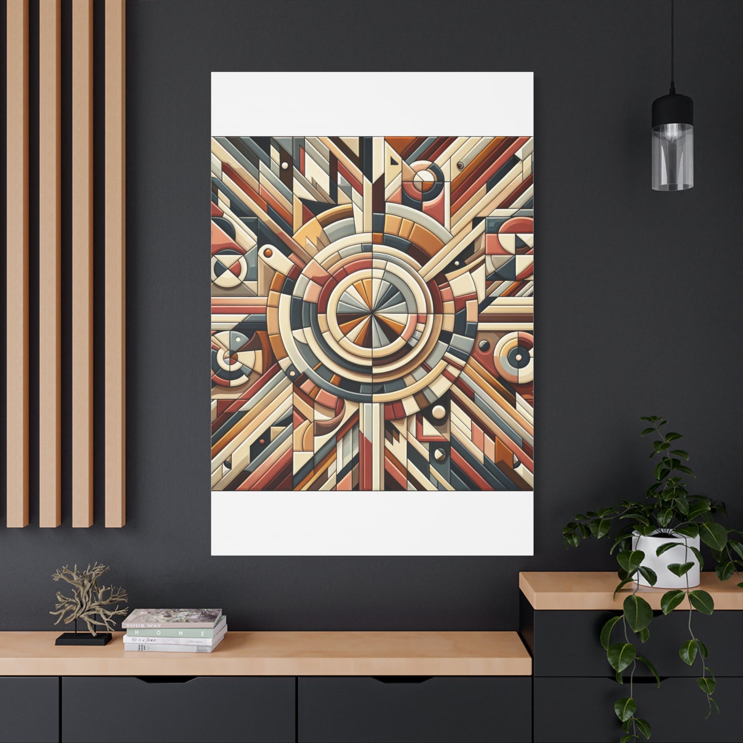 Geometric Abstraction - Matte Canvas, Stretched, 1.25"