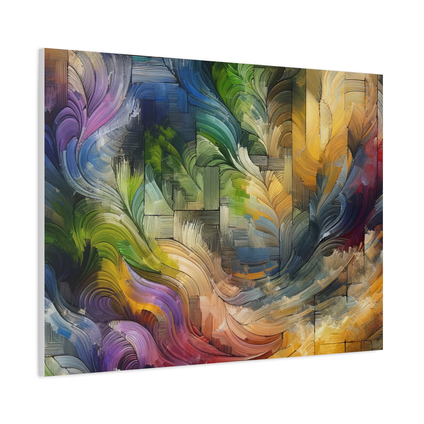 Colorful Abstract Swirls - Matte Canvas, Stretched, 1.25"