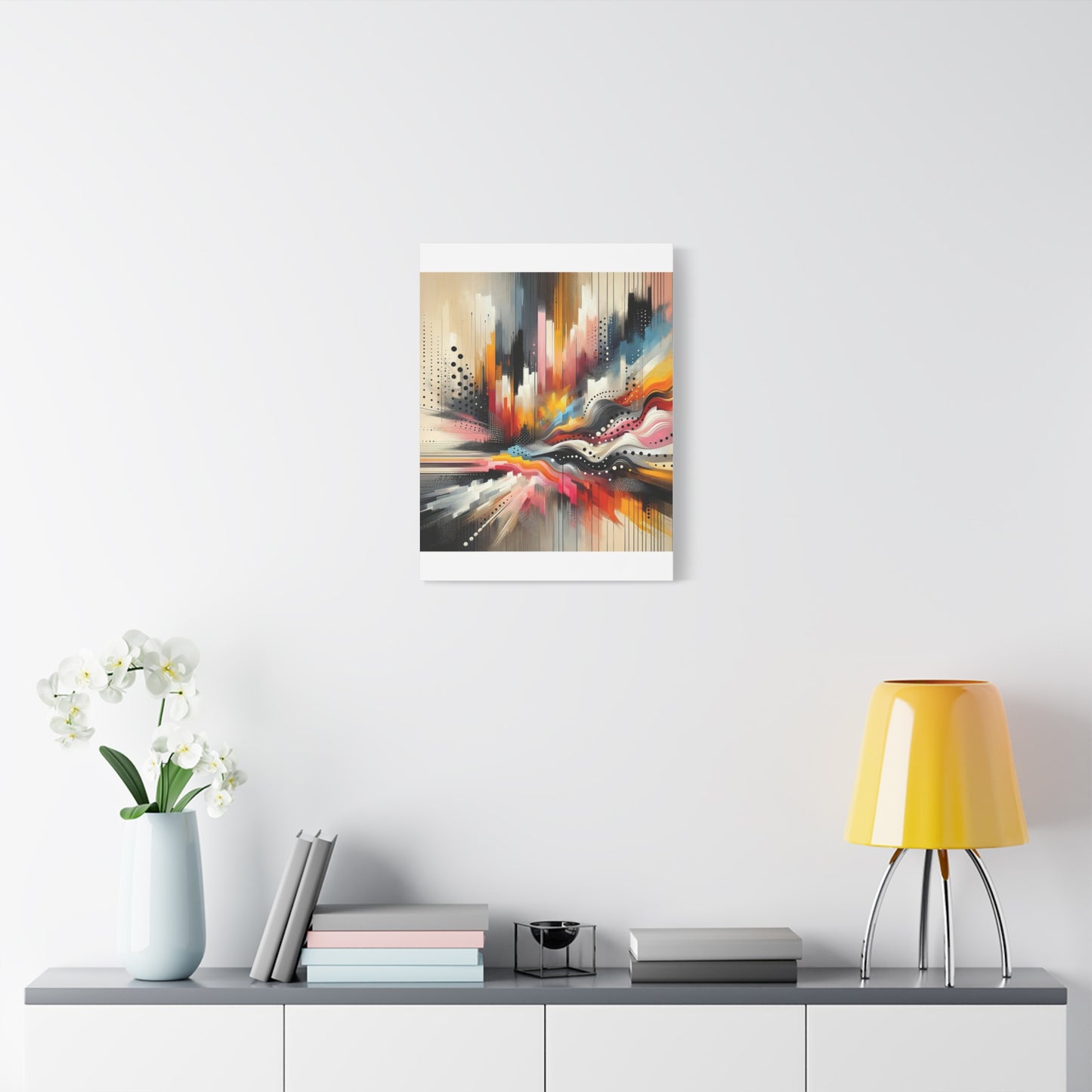 Abstract Color Symphony - Matte Canvas, Stretched, 1.25"