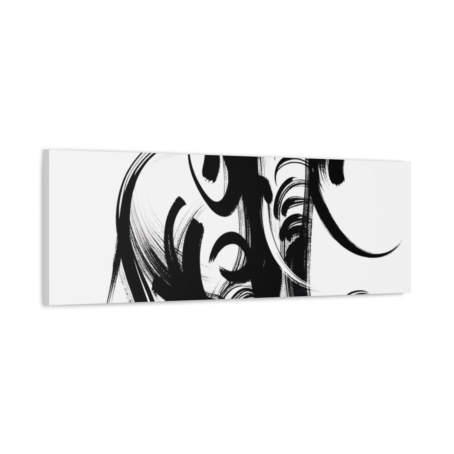 Elephant Ink Art - Matte Canvas, Stretched, 1.25"