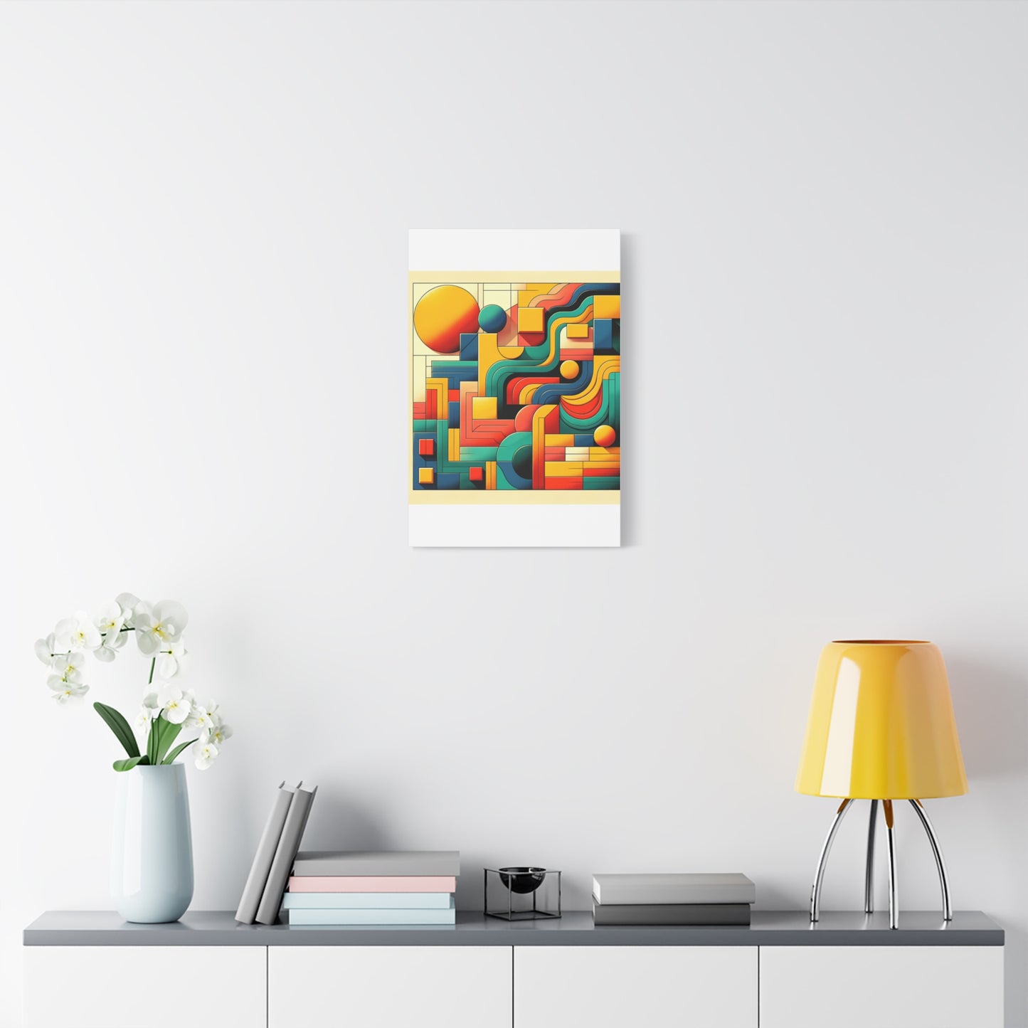 Abstract Geometric Design - Matte Canvas, Stretched, 1.25"