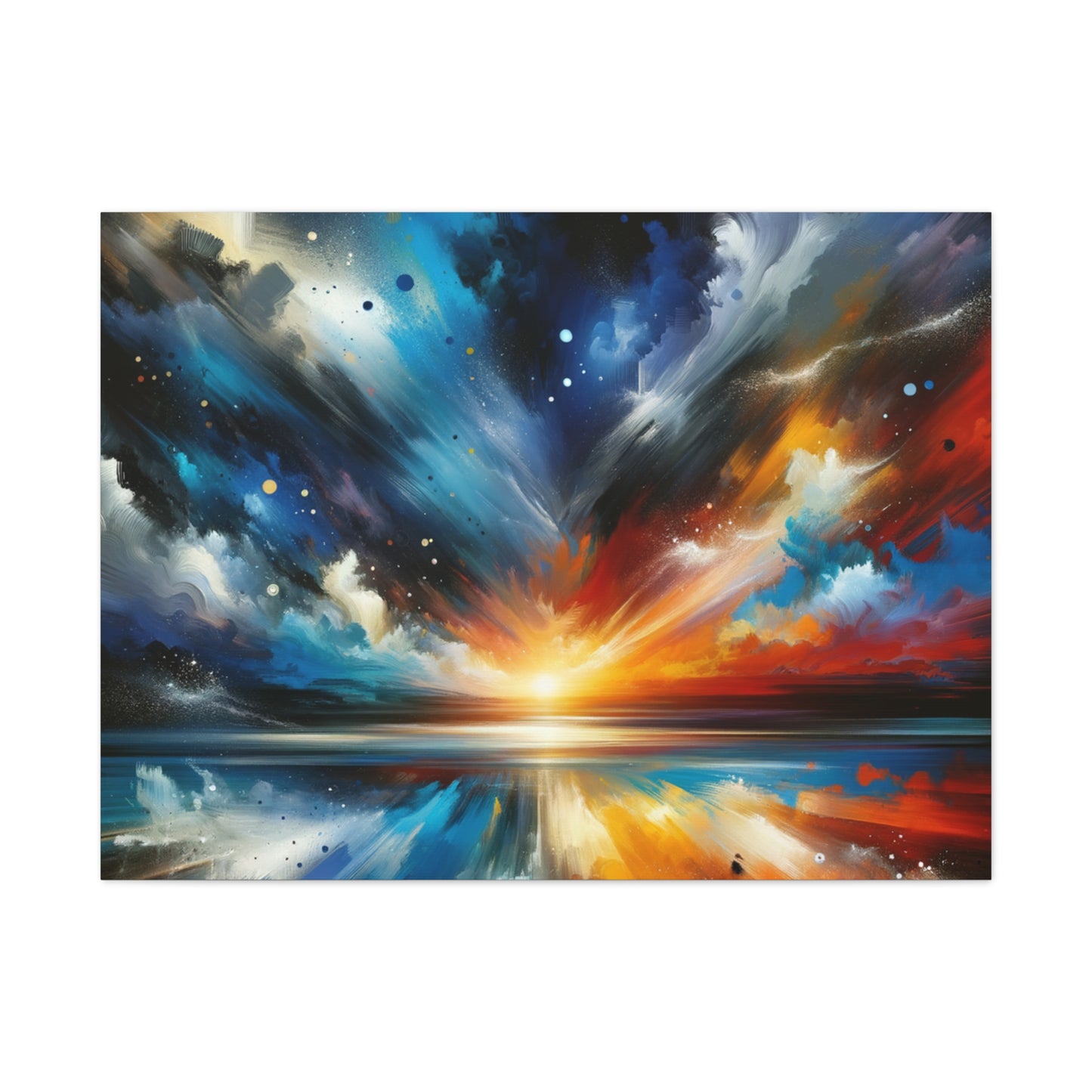 Vibrant Cosmic Sunrise - Matte Canvas, Stretched, 1.25"