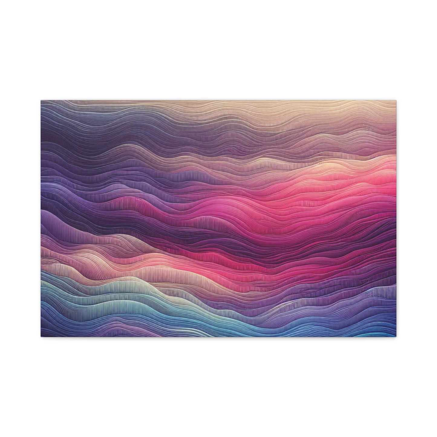 Wave Harmony - Matte Canvas, Stretched, 1.25"