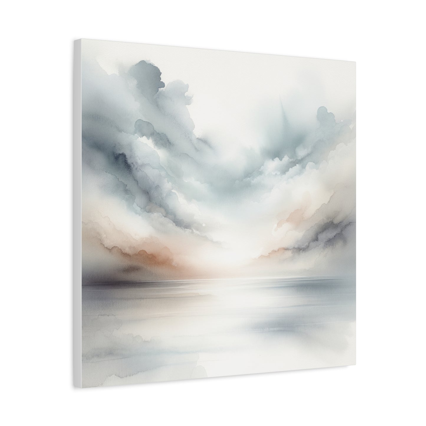 Matte Canvas, Stretched, 1.25" - Serene Watercolor Sky