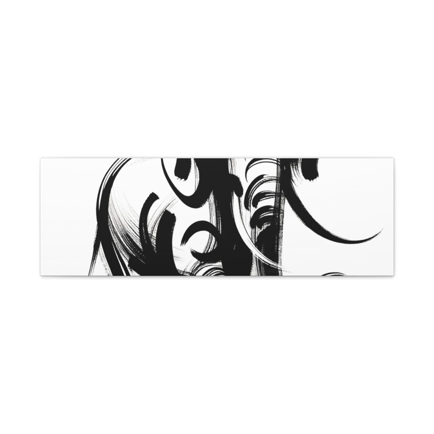 Elephant Ink Art - Matte Canvas, Stretched, 1.25"