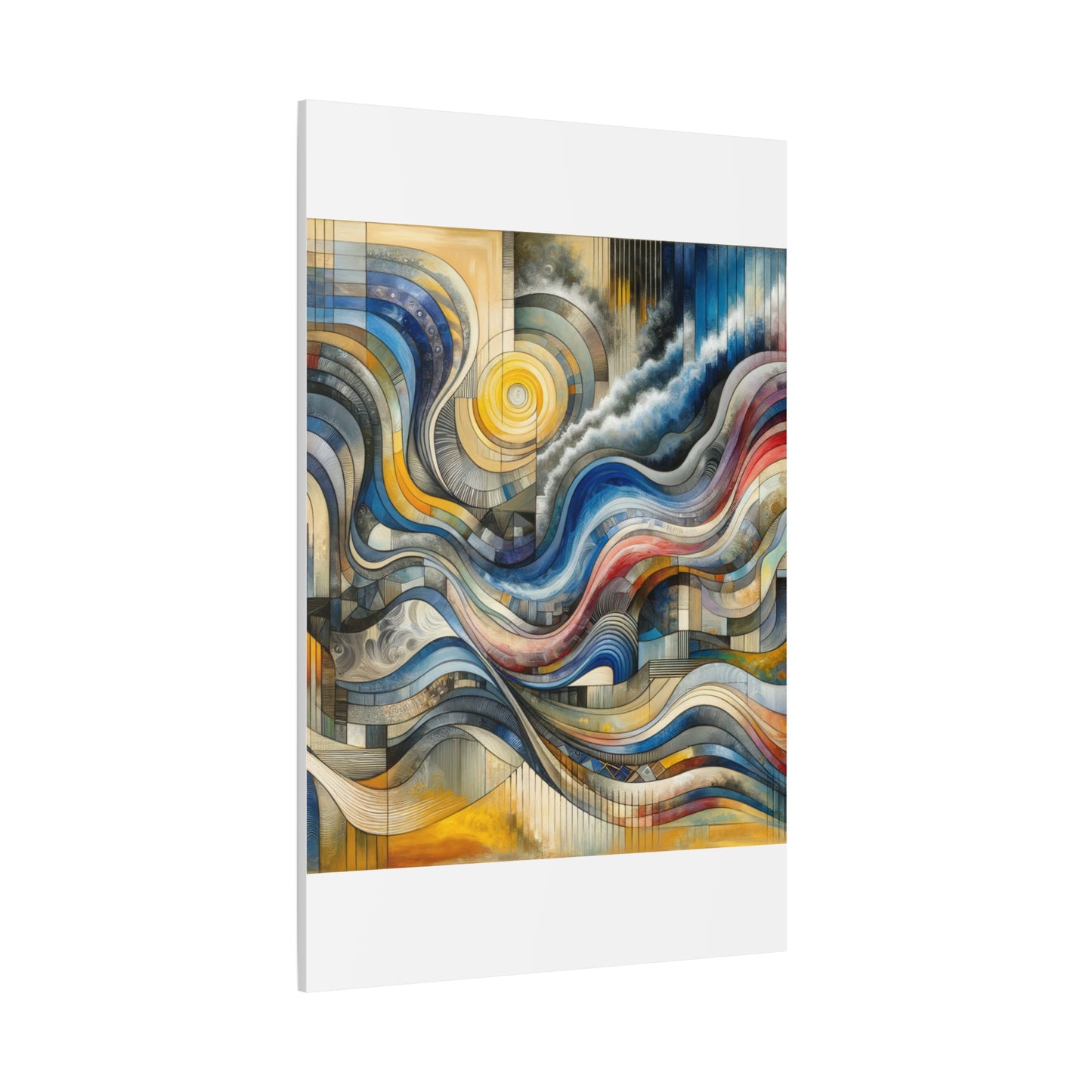 Abstract Waves - Matte Canvas, Stretched, 1.25"