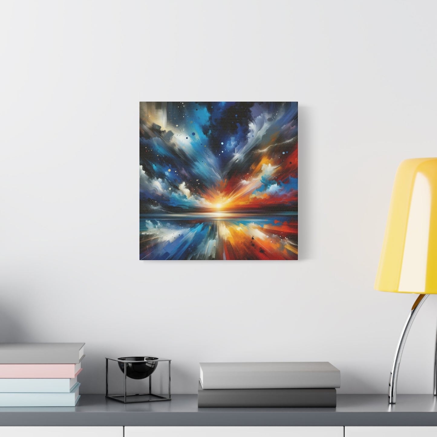 Vibrant Cosmic Sunrise - Matte Canvas, Stretched, 1.25"