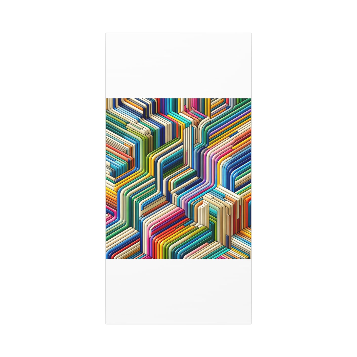 Colorful Geometric Pattern - Matte Canvas, Stretched, 1.25"