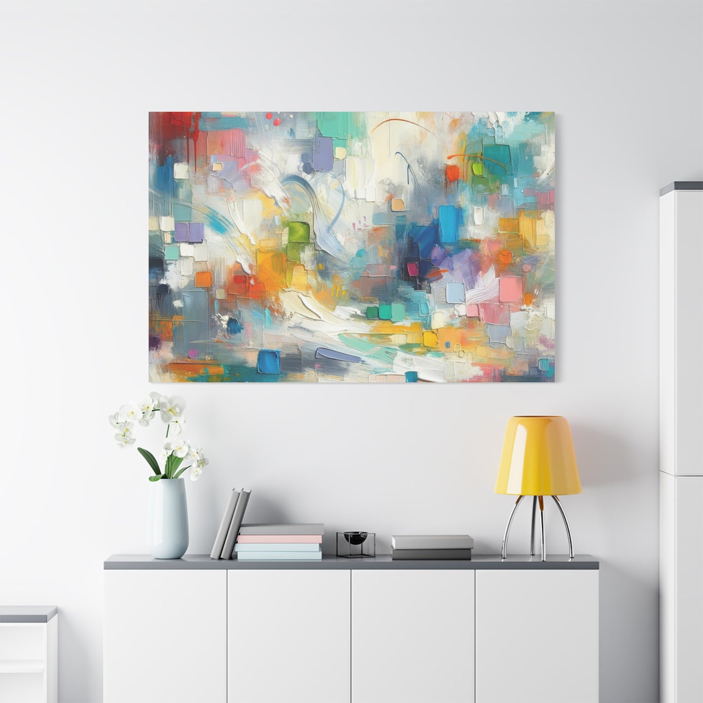 Abstract Color Burst - Matte Canvas, Stretched, 1.25"