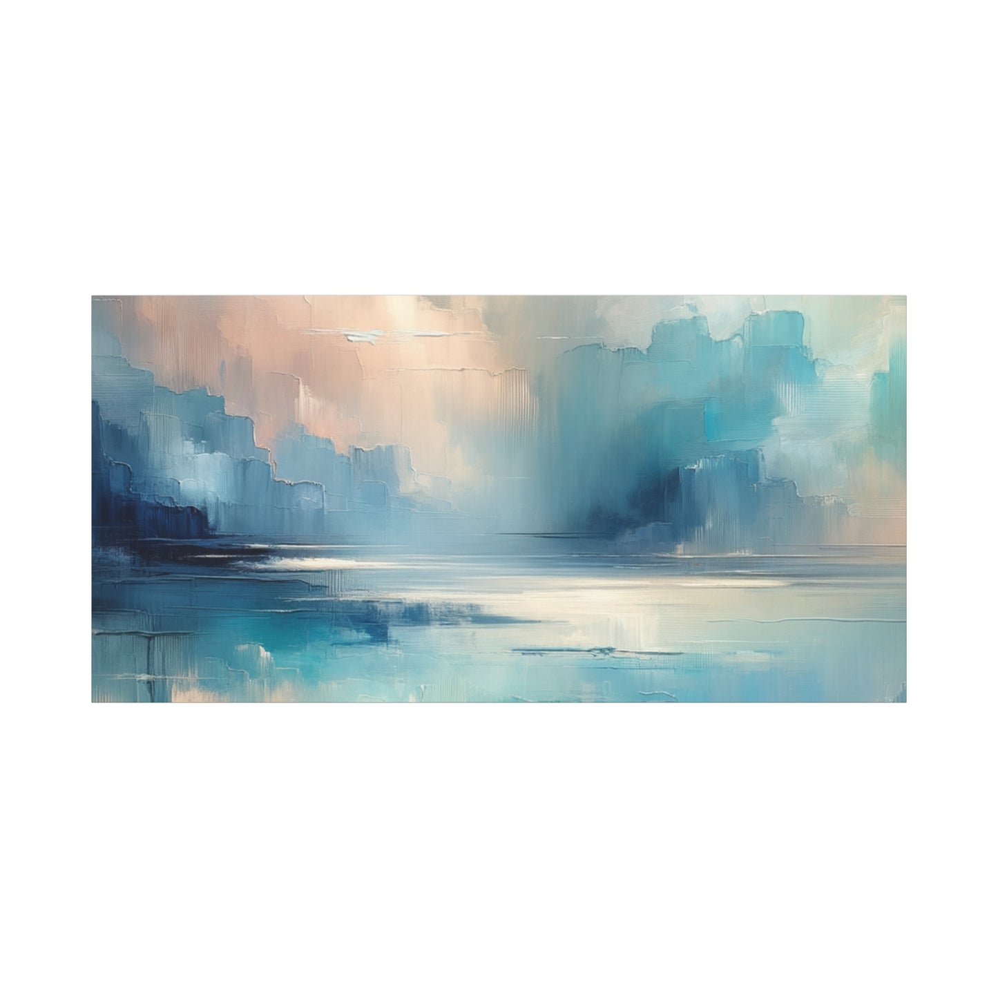 Abstract Sky Reflection - Matte Canvas, Stretched, 1.25"