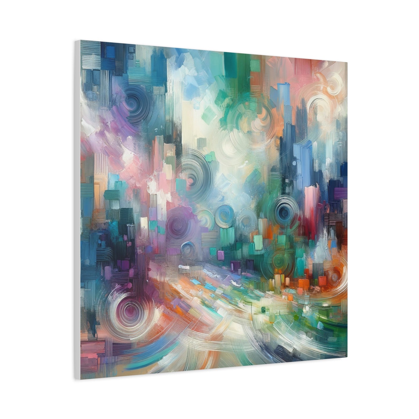 Abstract Color Symphony - Matte Canvas, Stretched, 1.25"