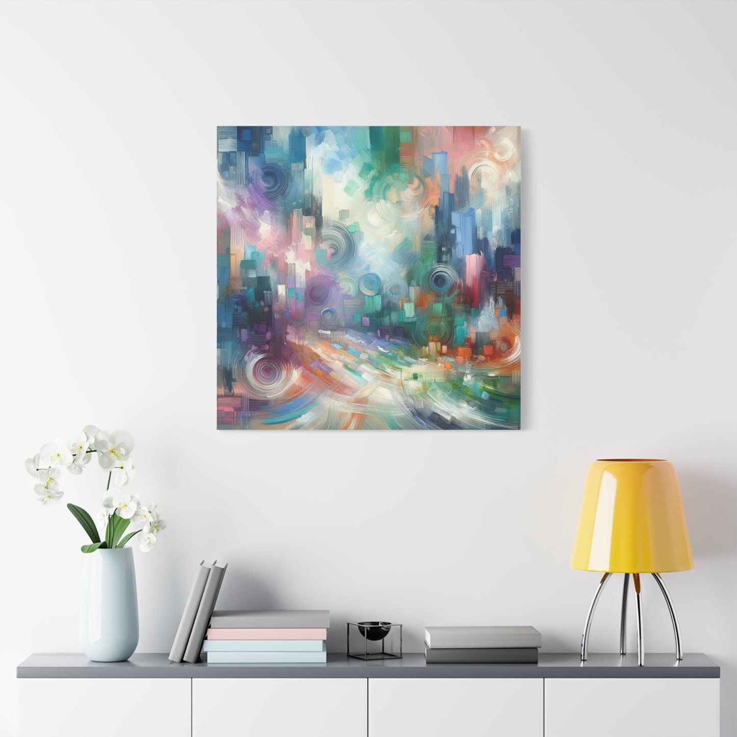 Abstract Color Symphony - Matte Canvas, Stretched, 1.25"