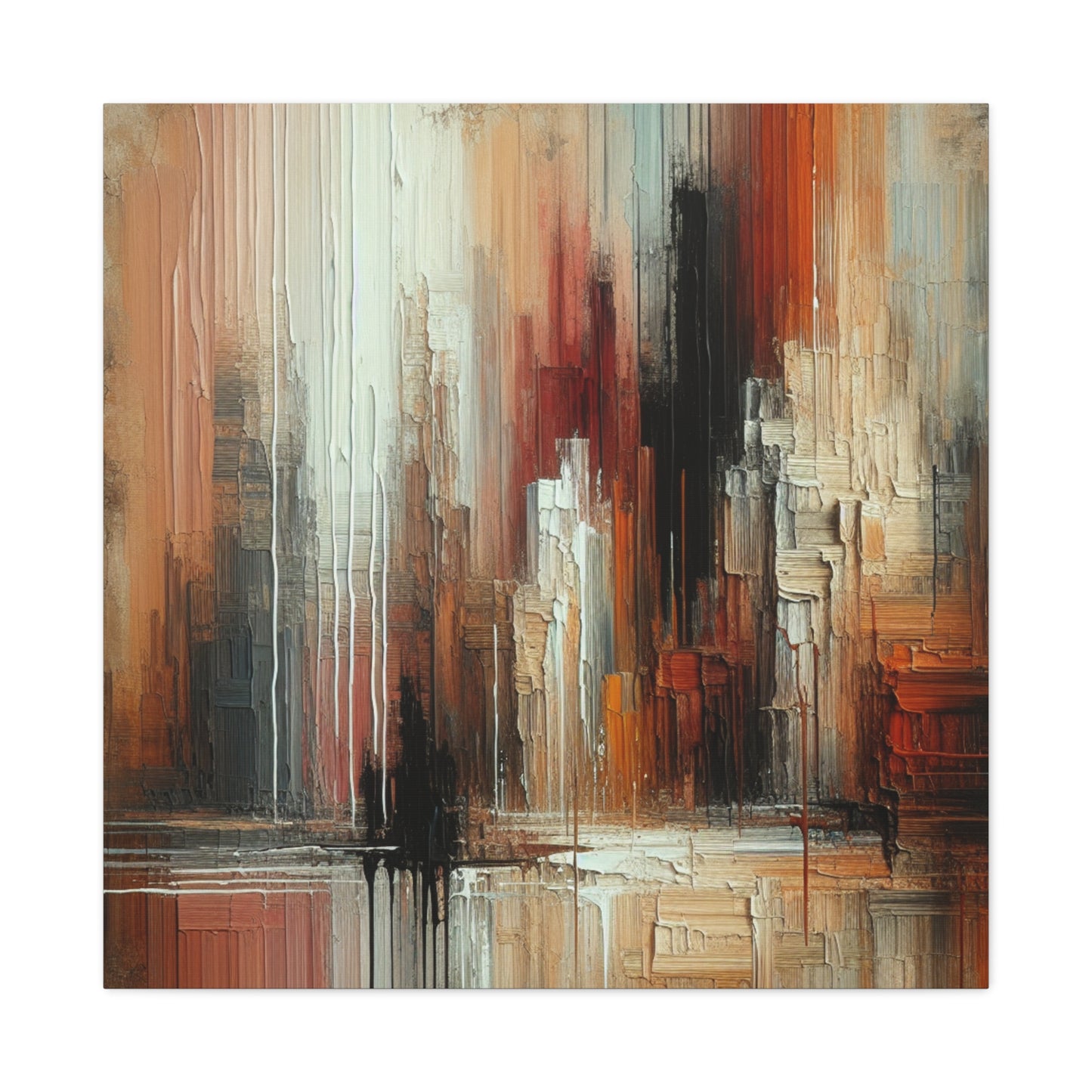 Abstract Urban - Matte Canvas, Stretched, 1.25"