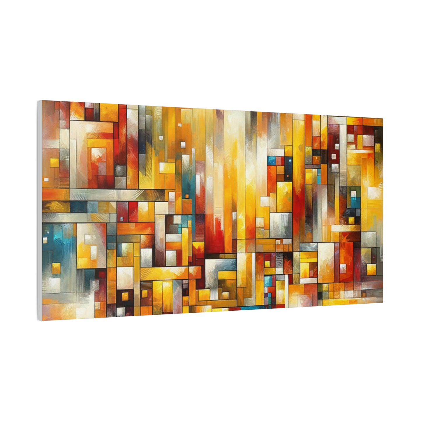 Abstract Geometric Burst - Matte Canvas, Stretched, 1.25"