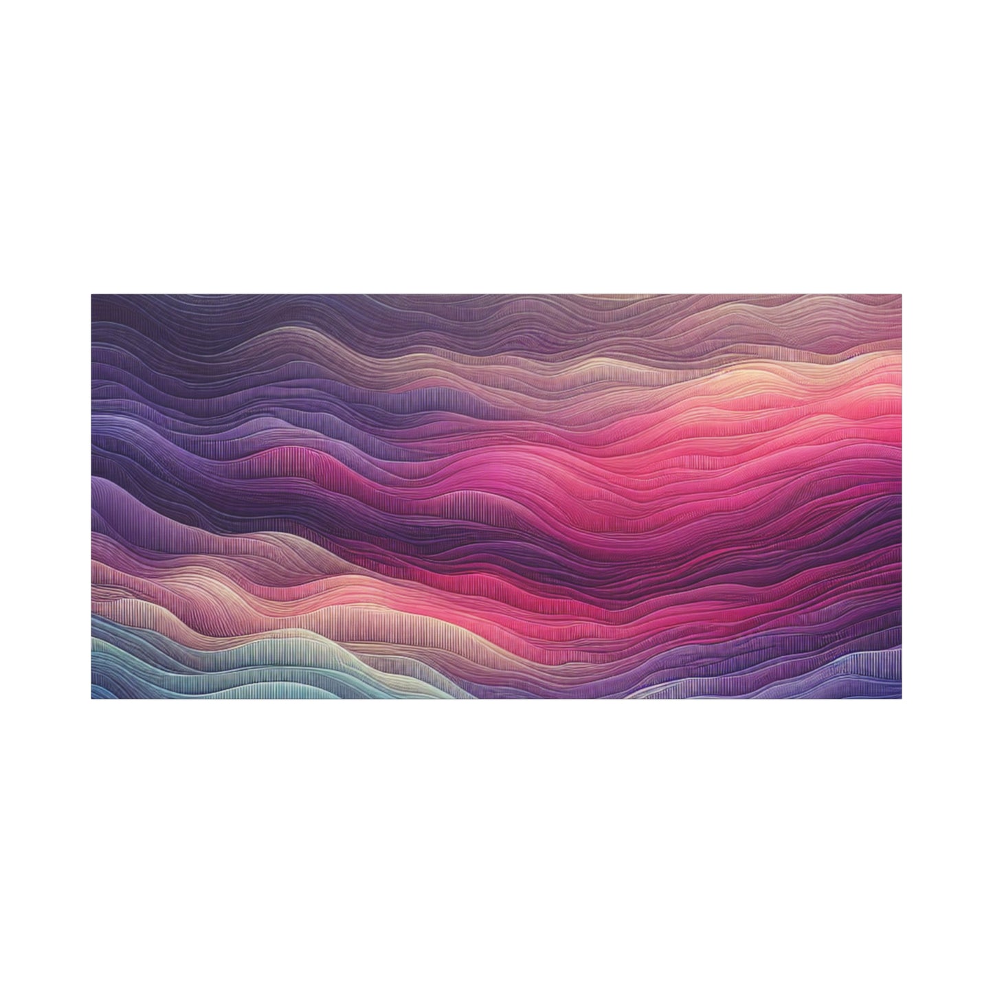 Wave Harmony - Matte Canvas, Stretched, 1.25"