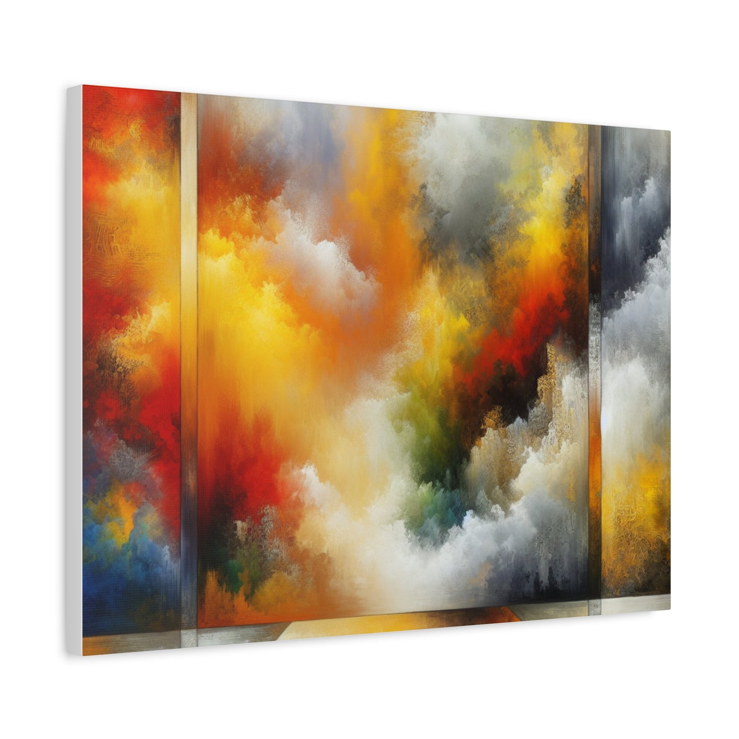 Abstract Colorful Clouds - Matte Canvas, Stretched, 1.25"