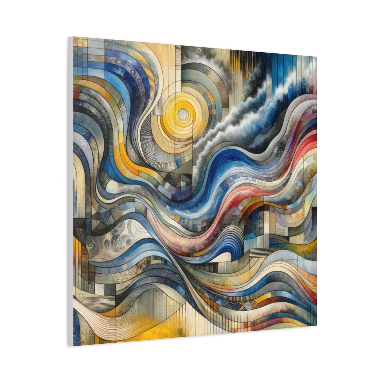 Abstract Waves - Matte Canvas, Stretched, 1.25"