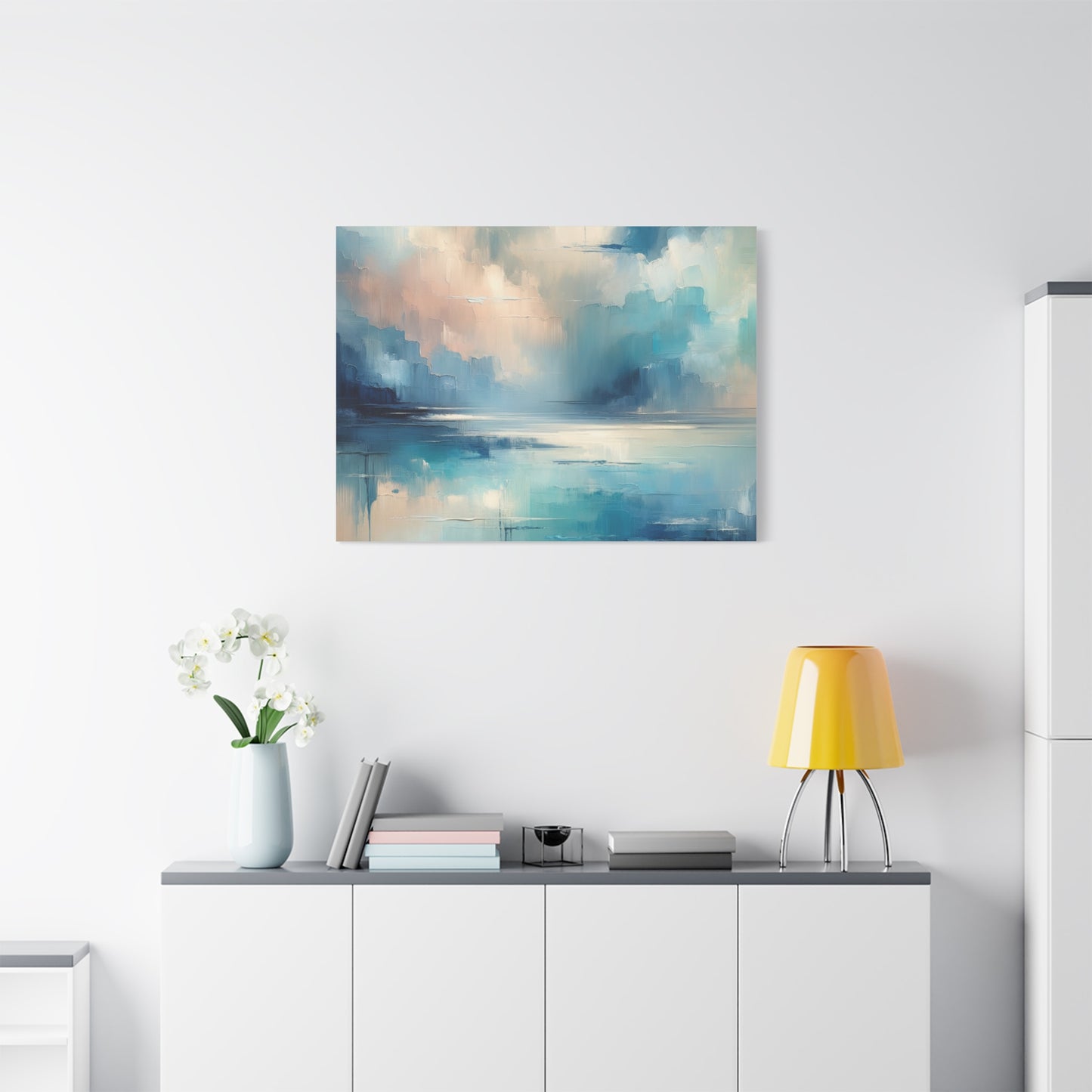 Abstract Sky Reflection - Matte Canvas, Stretched, 1.25"