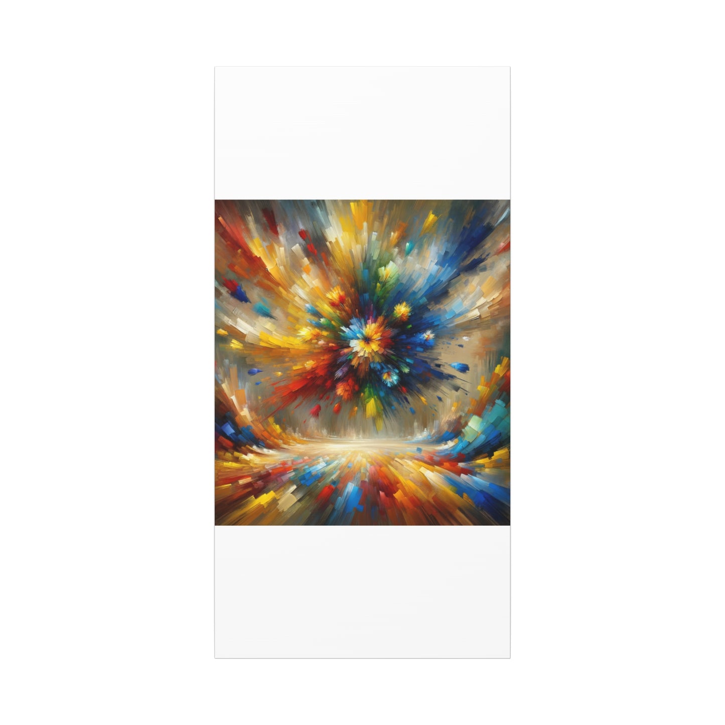 Abstract Burst of Colors - Matte Canvas, Stretched, 1.25"