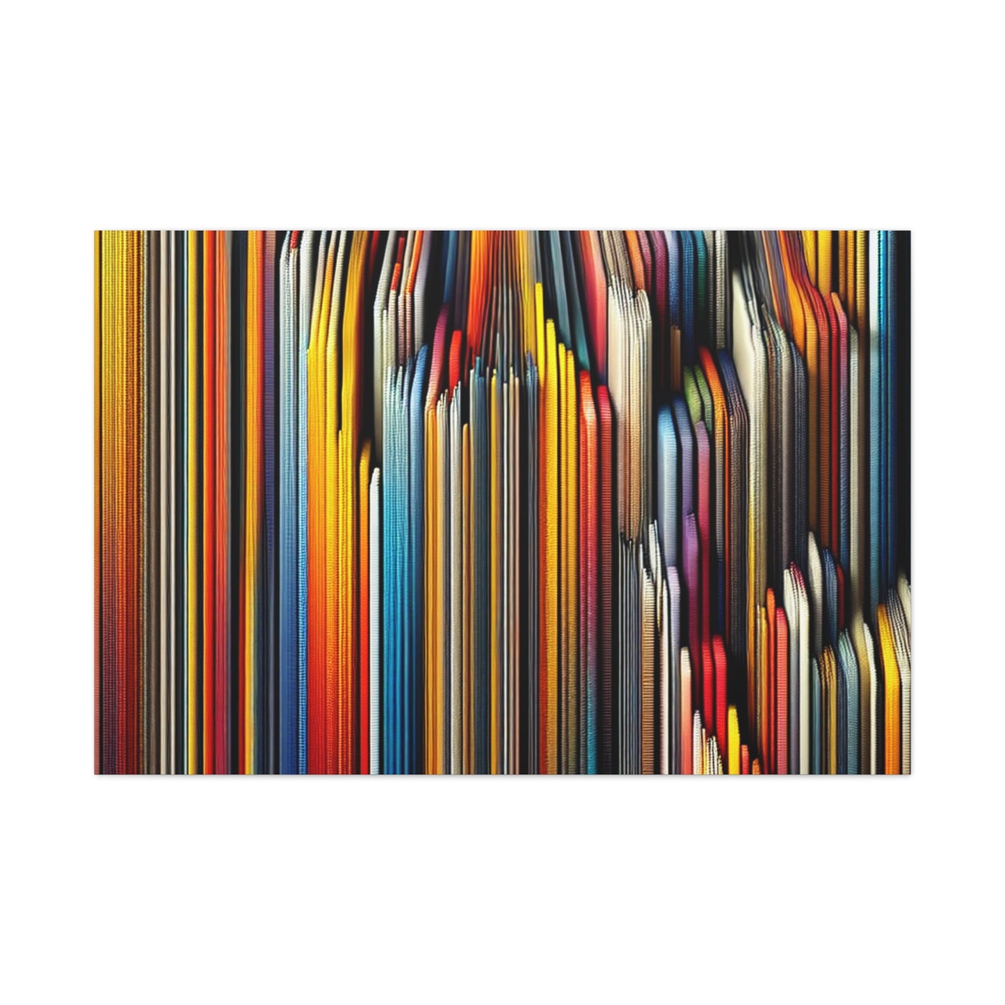 Vibrant Abstract Lines - Matte Canvas, Stretched, 1.25"