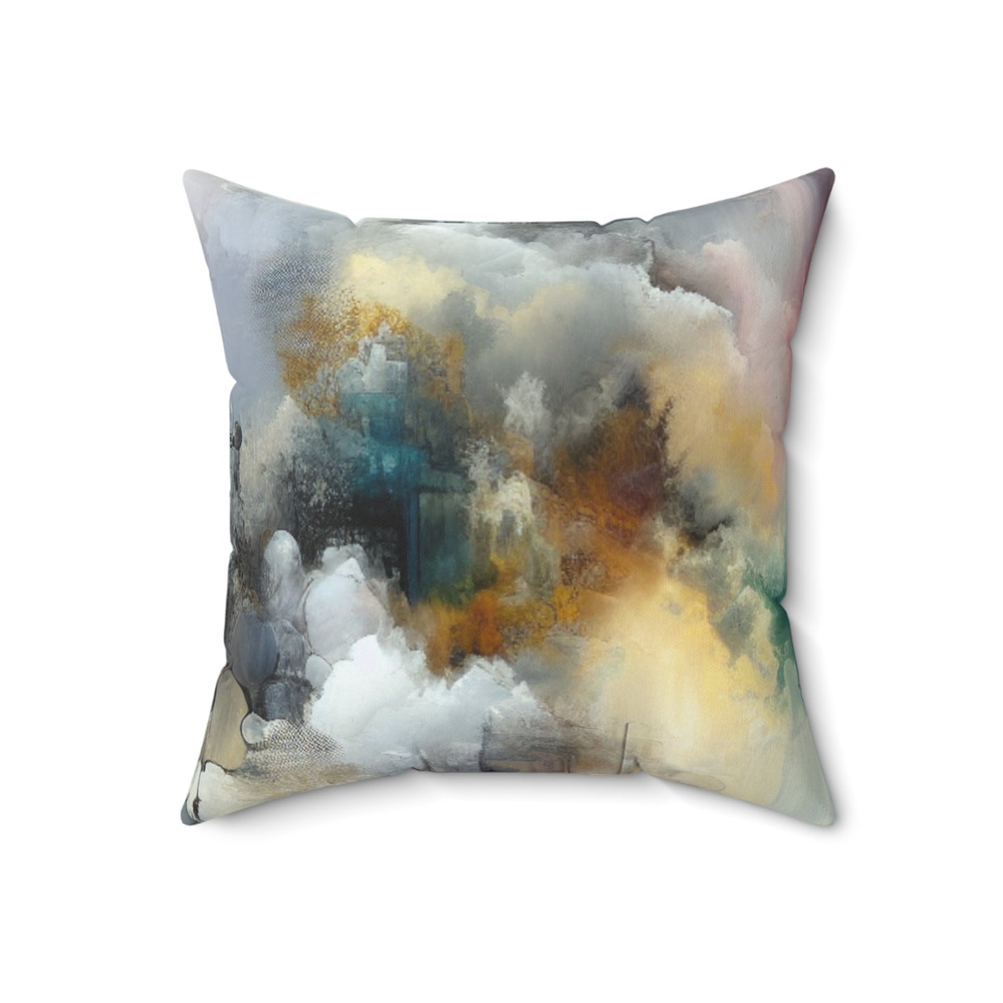 Abstract Cloudscape Spun Polyester Square Pillow