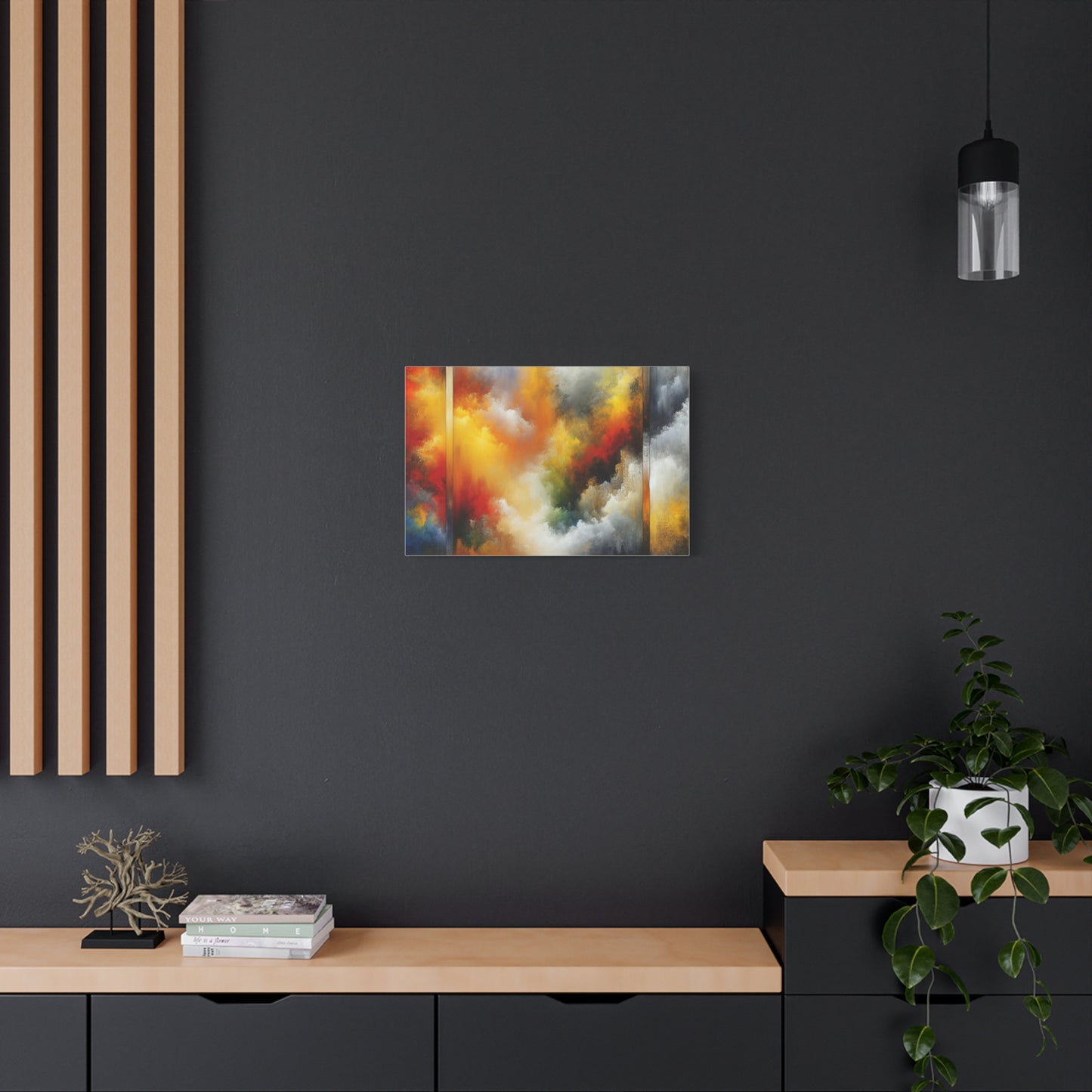 Abstract Colorful Clouds - Matte Canvas, Stretched, 1.25"