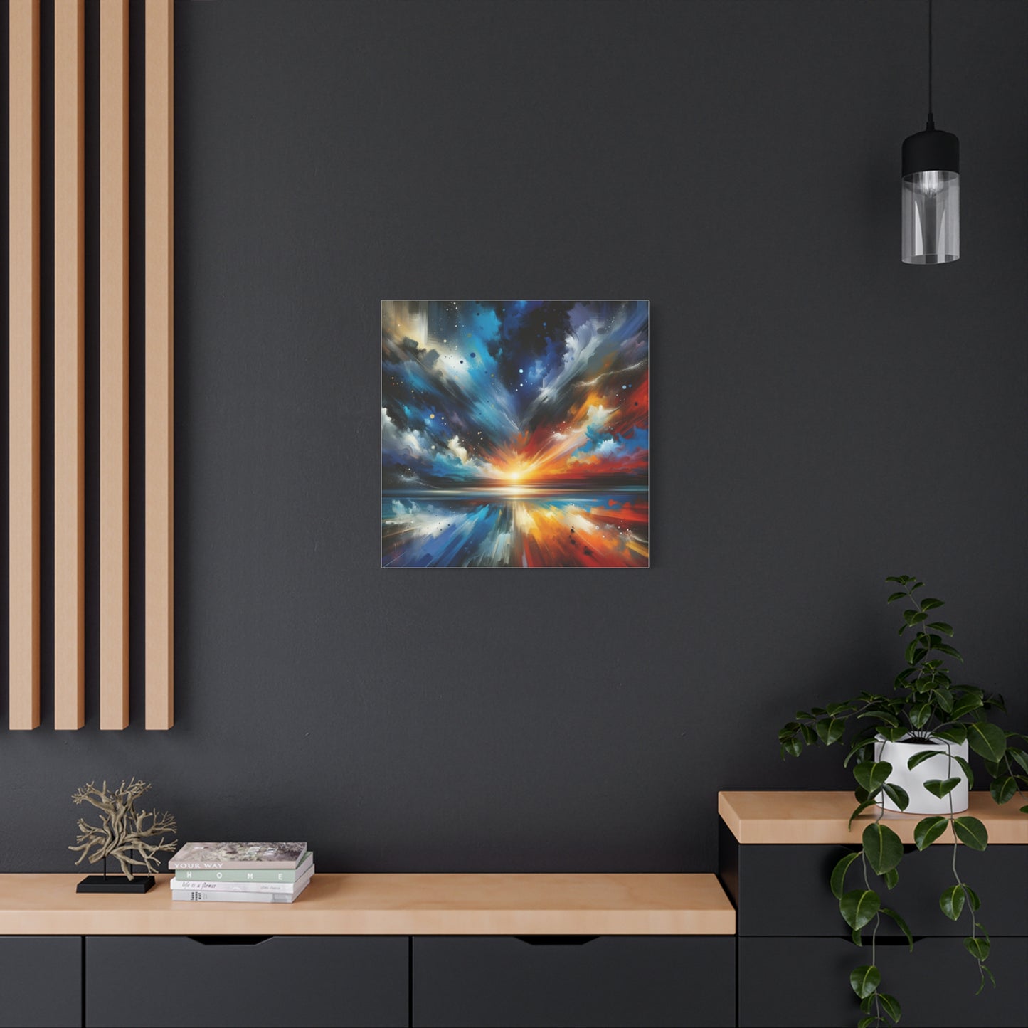 Vibrant Cosmic Sunrise - Matte Canvas, Stretched, 1.25"