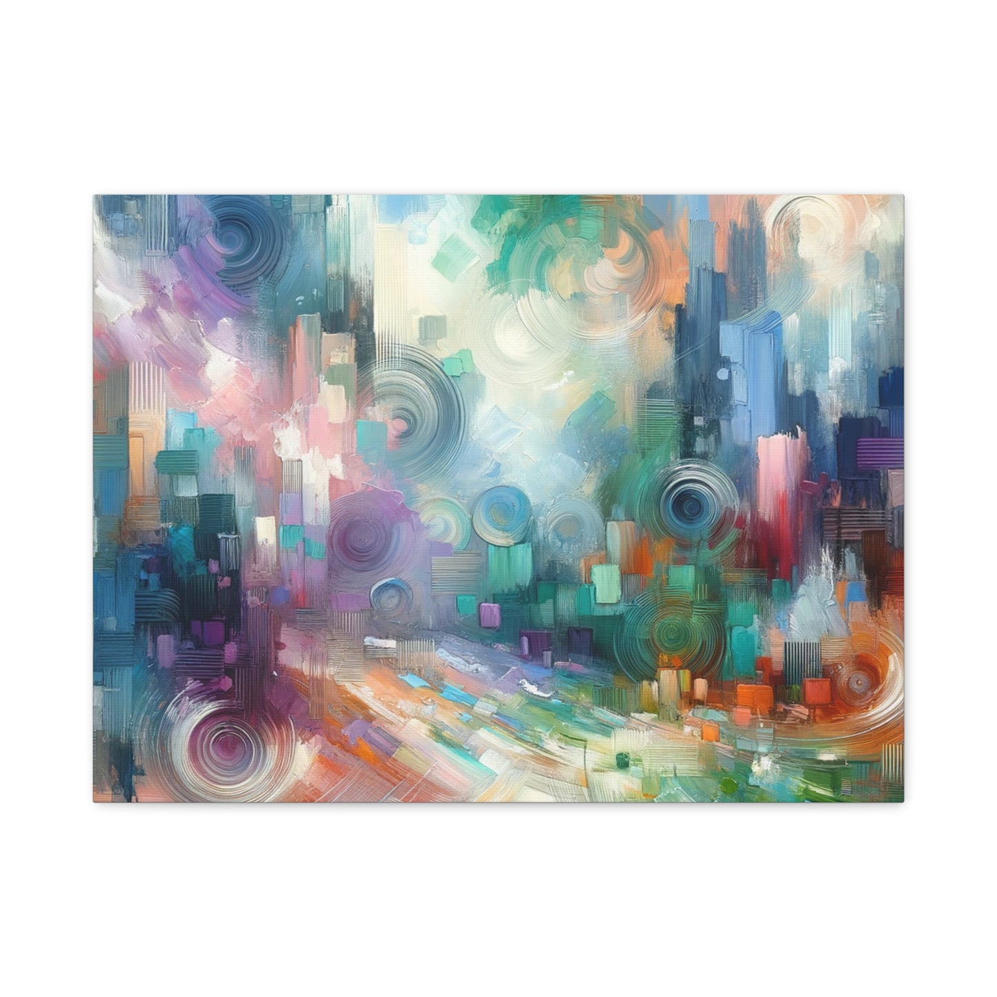 Abstract Color Symphony - Matte Canvas, Stretched, 1.25"