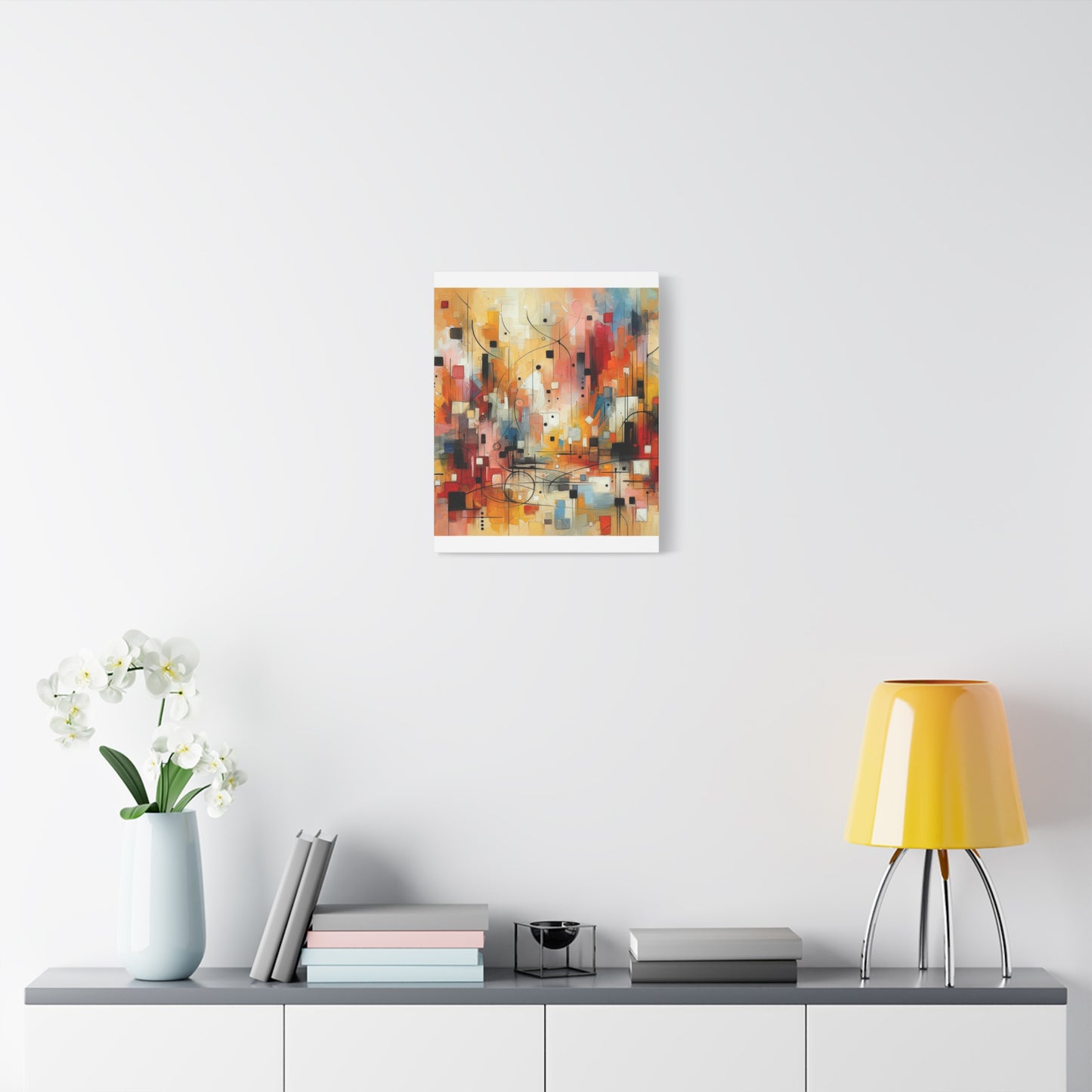 Abstract Geo Art - Matte Canvas, Stretched, 1.25"