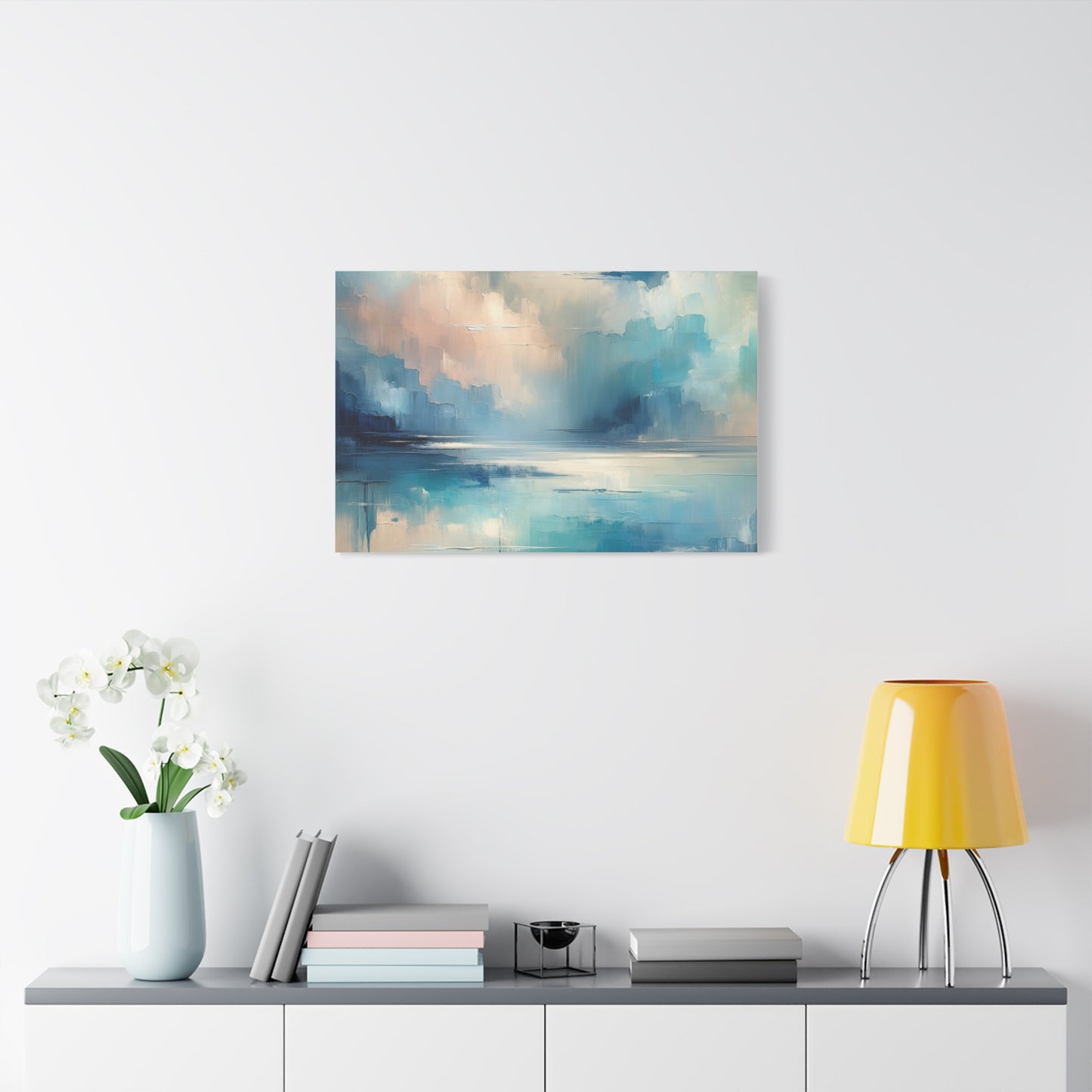 Abstract Sky Reflection - Matte Canvas, Stretched, 1.25"