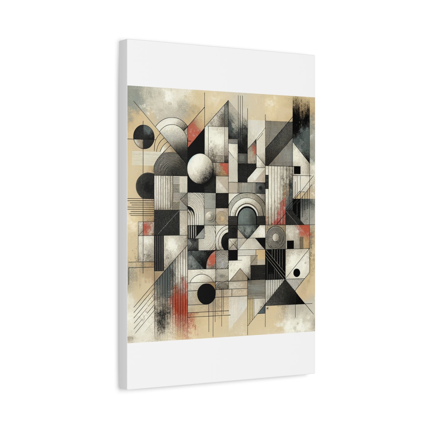 Abstract Geometry Matte Canvas, Stretched, 1.25"