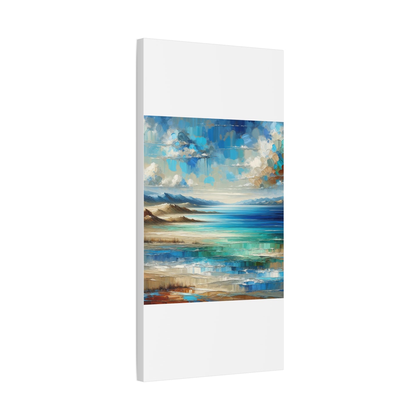 Matte Canvas, Stretched, 1.25" - Abstract Seaside Enchantment