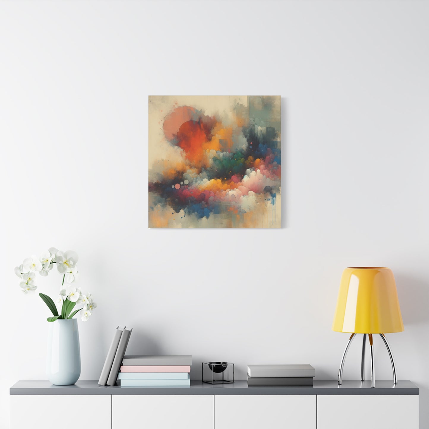 Colorful Abstract Clouds - Matte Canvas, Stretched, 1.25"