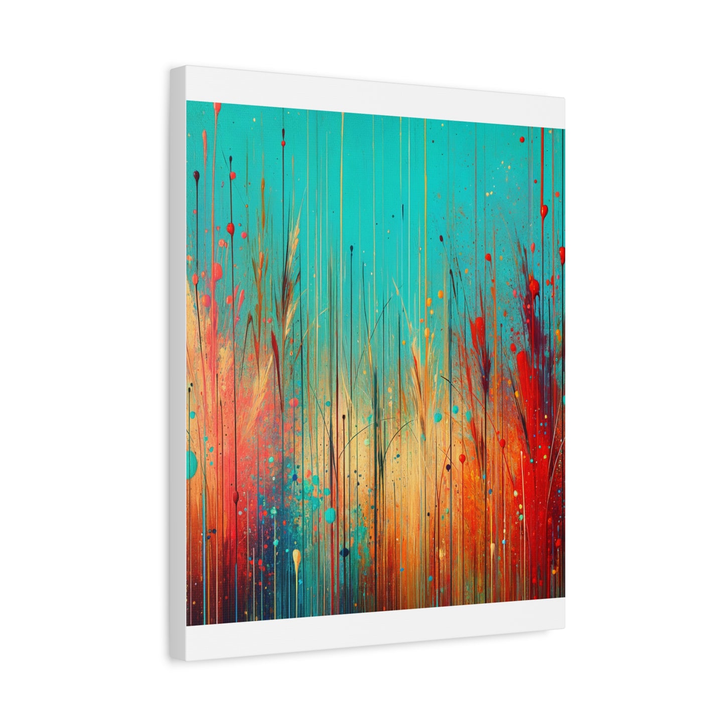 Vibrant Abstract Landscape - Matte Canvas, Stretched, 1.25"